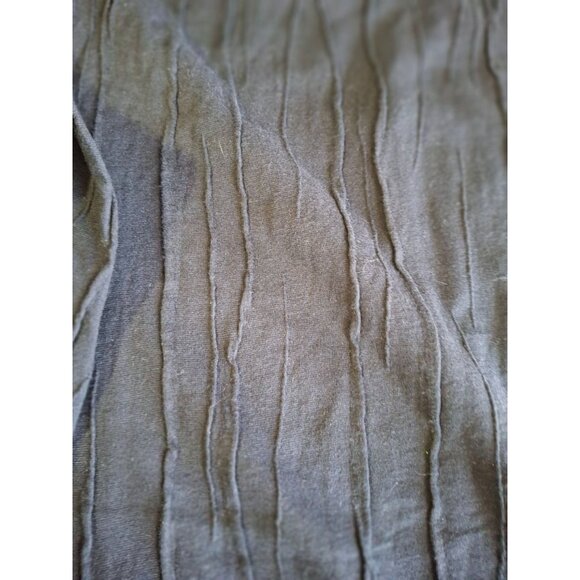 Habits Elastic Waist Textured Wide Leg Pants Womens Small Black - Picture 4 of 10